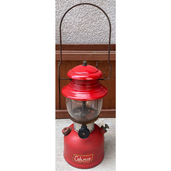 Red Coleman 200A Lantern Untested Parts or Repair 9 1956 Single Mantle 34B - Picture 5 of 5